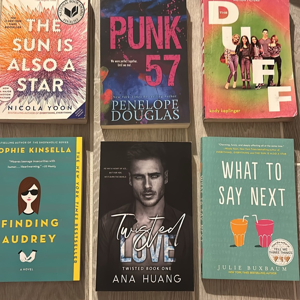 Bundle of 6 books
